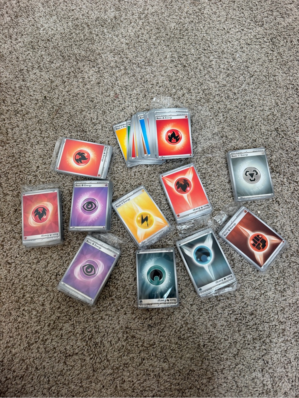 Pokémon TCG Basic Energy Bulk Card Lot Mixed Types